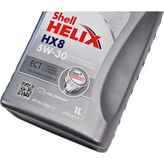 Моторна олива Shell Helix HX8 ECT 5W-30 для Chevrolet Tahoe 1 л на Chevrolet Tahoe