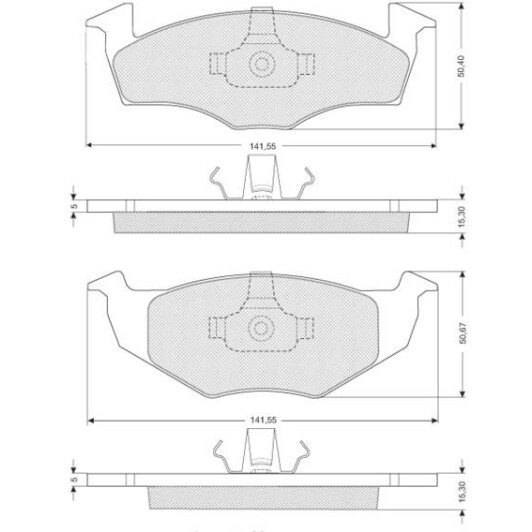 Тормозные колодки Starline BDS072