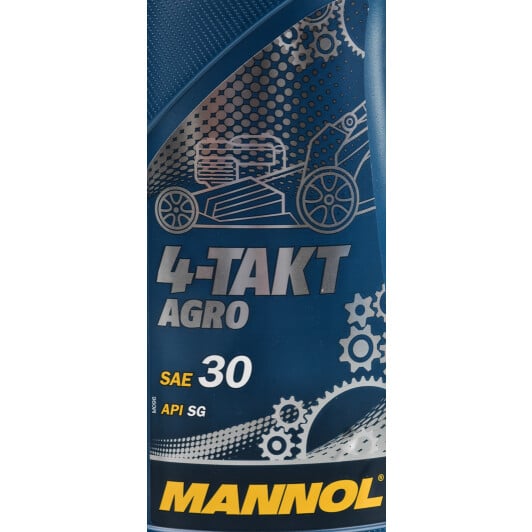 Моторна олива 4Т Mannol Agro SAE30 мінеральна 1 л