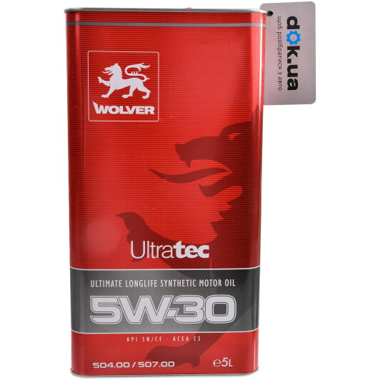 Моторное масло Wolver UltraTec 5W-30 5 л на Honda StepWGN