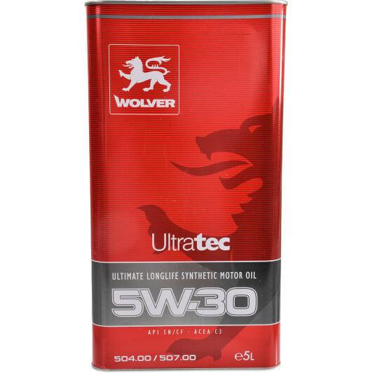 Моторное масло Wolver UltraTec 5W-30 5 л на Kia Cerato