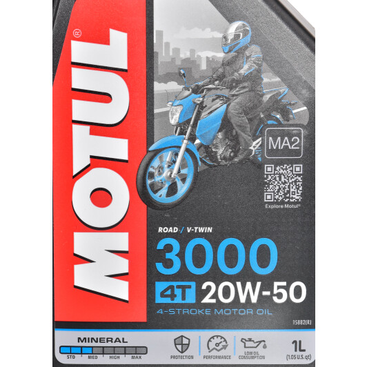 Motul 3000 20W-50 моторна олива 4T