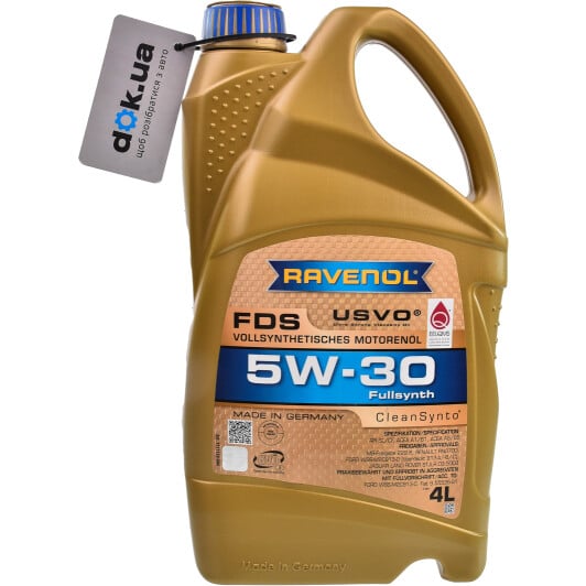 Моторное масло Ravenol FDS 5W-30 4 л на Chevrolet Cobalt