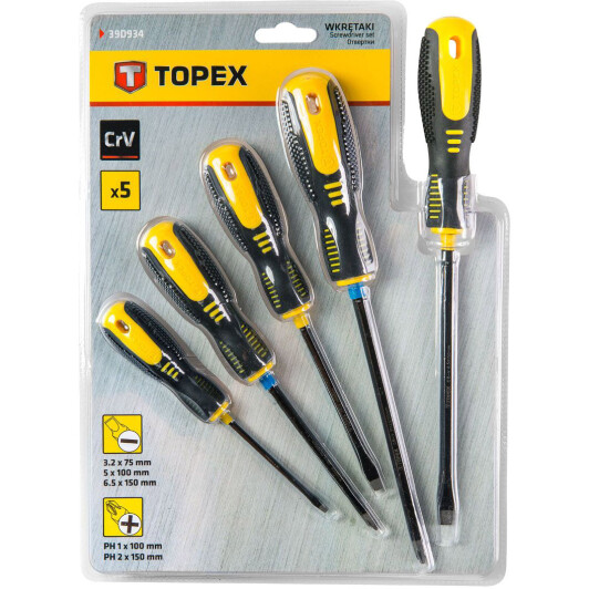 Набор отверток Topex 39D934 5 шт.