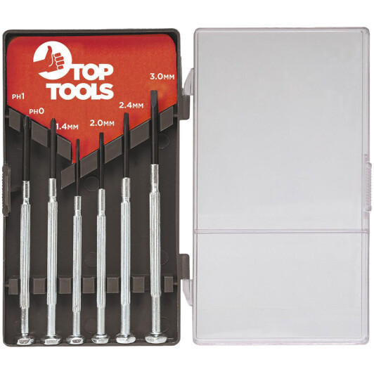 Набір викруток прецизійних Top Tools 39D193 6 шт.