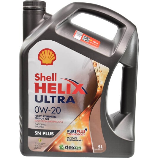 Моторное масло Shell Helix Ultra SN 0W-20 5 л на Mazda MPV