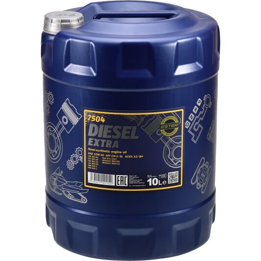 Моторное масло Mannol Diesel Extra 10W-40 10 л на Nissan Tiida