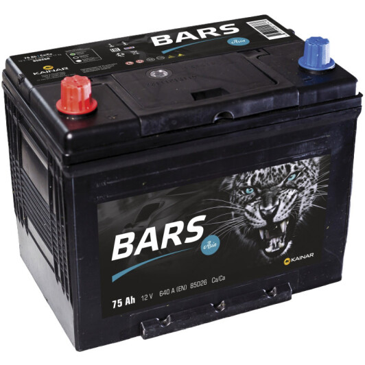 Аккумулятор Bars 6 CT-75-L Asia 070203801003109110RBA