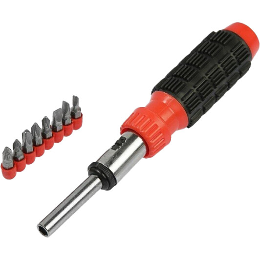 Викрутка реверсивна з набором бит Top Tools 39D181