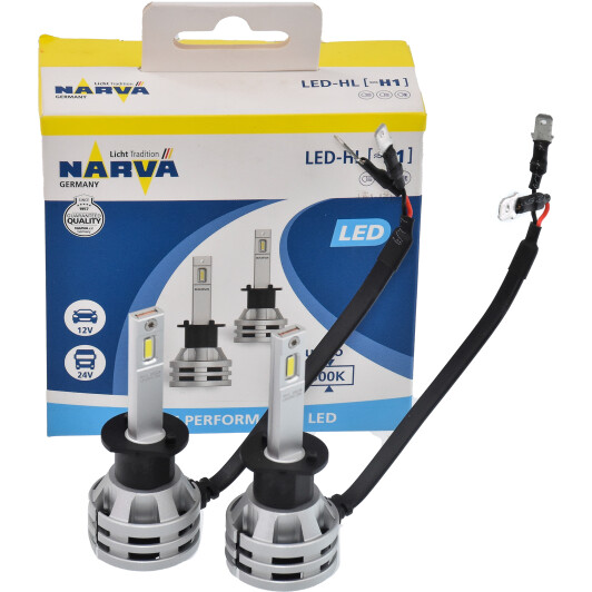 Автолампа Narva Range Performance LED H1 P14,5s 19 W 180573000