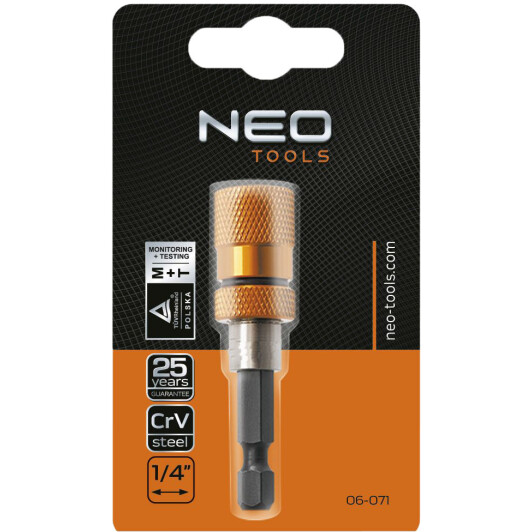 Держатель бит Neo Tools 1/4