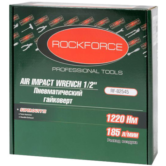 Пневмогайковерт Rockforce Twin Hammer RF-82545