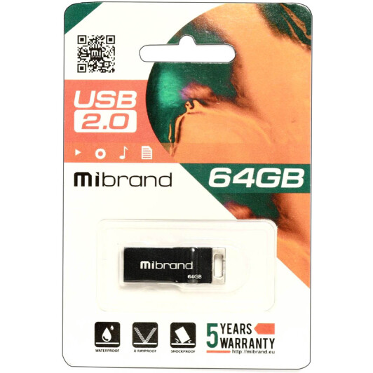 Флешка Mibrand Chameleon 64 ГБ MI20CH64U6B