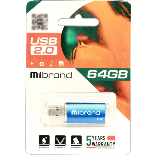 Флешка Mibrand Cougar 64 ГБ MI20CU64P1U