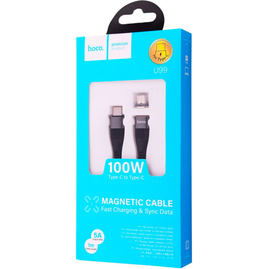 Кабель Hoco U99 U99TYPECBLACK USB type-C - USB type-C 1 м