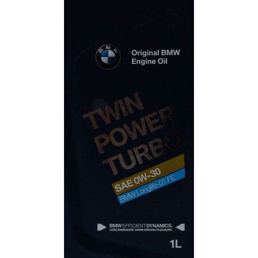 Моторна олива BMW Twinpower Turbo Longlife-01 FE 0W-30 1 л на Mitsubishi L300