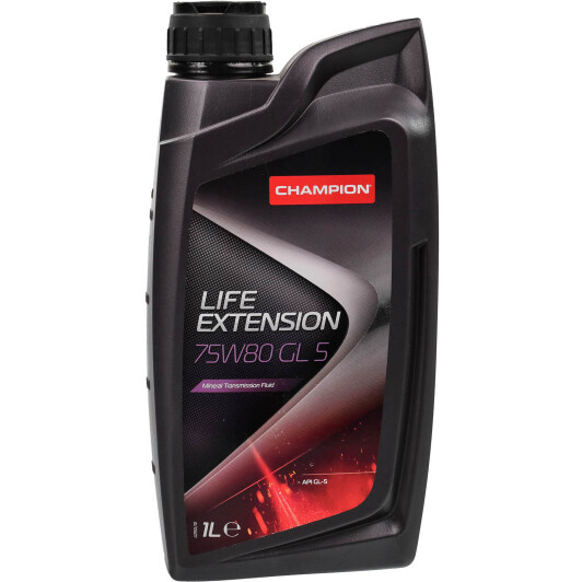 Champion Life Extension GL-5 75W-80 (1 л) трансмісійна олива 1 л