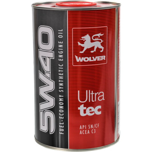 Моторна олива Wolver UltraTec 5W-40 1 л на Skoda Rapid