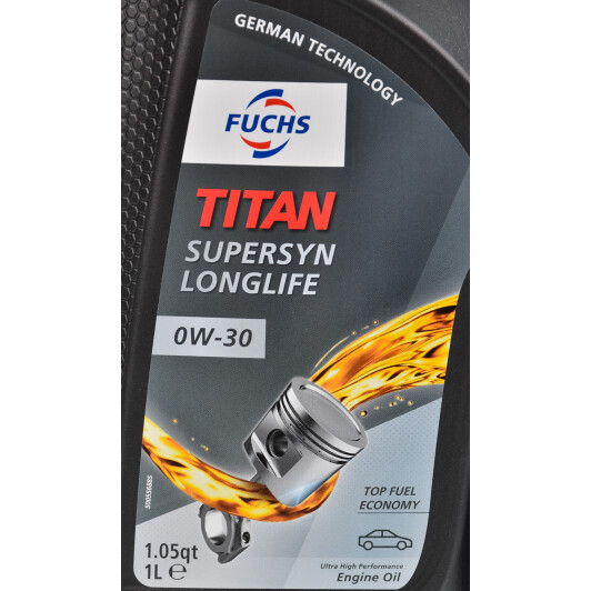 Моторное масло Fuchs Titan Supersyn Long Life 0W-30 1 л на Dacia Solenza