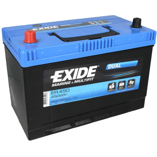 Акумулятор Exide 6 CT-95-L Marine & Multifit ER450