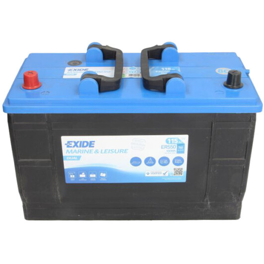 Тяговый аккумулятор Exide Marine & Leisure ER550 115 Ач 12 В