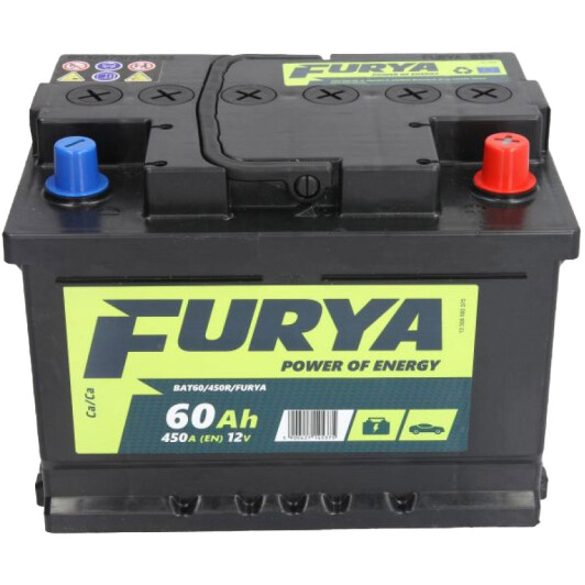 Акумулятор Furya 6 CT-60-R BAT60450RFURYA