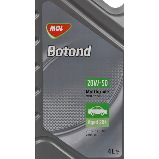 Моторное масло MOL Botond 20W-50 4 л на Honda City