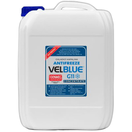 VELVANA VelBlue Concentrate G11 синий 20 л концентрат антифриза