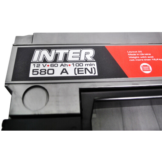 Акумулятор Inter 6 CT-60-R High Performance SMF INTER12