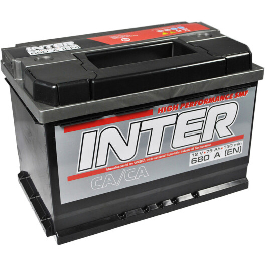 Акумулятор Inter 6 CT-75-R High Performance SMF INTER2