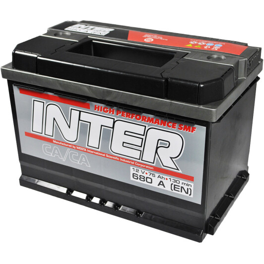 Аккумулятор Inter 6 CT-75-R High Performance SMF INTER2