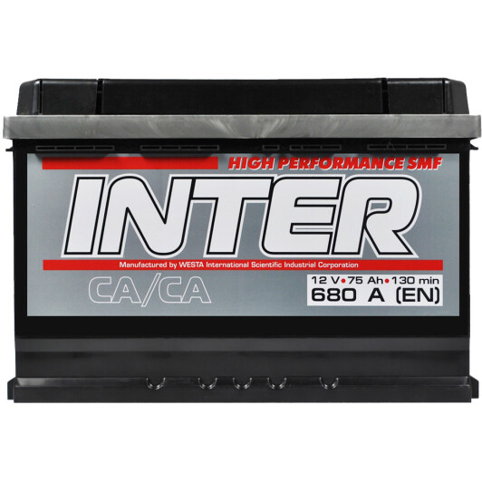 Акумулятор Inter 6 CT-75-R High Performance SMF INTER2