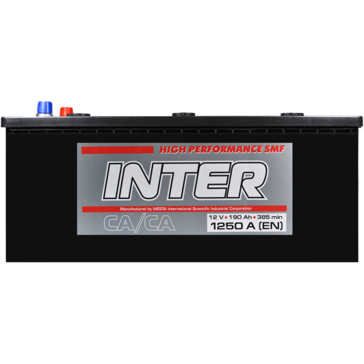 Акумулятор Inter 6 CT-190-L High Performance SMF INTER3