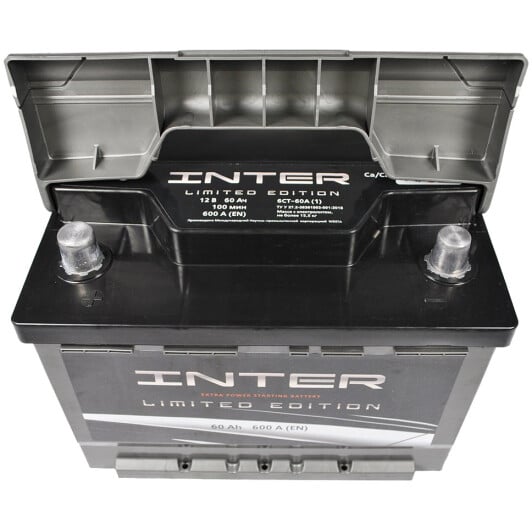 Аккумулятор Inter 6 CT-60-L Limited Edition INTER5