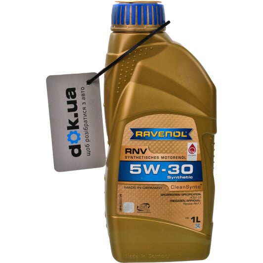 Моторное масло Ravenol RNV 5W-30 1 л на Skoda Superb