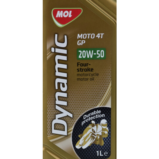 Моторна олива 4Т MOL Dynamic Moto GP 20W-50 напівсинтетична
