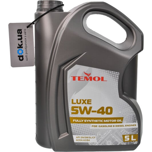 Моторное масло TEMOL Luxe 5W-40 5 л на Chevrolet Cobalt