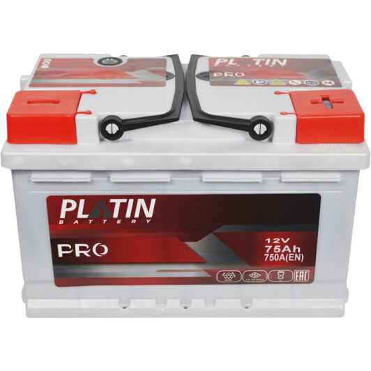 Акумулятор Platin 6 CT-75-R Pro PLPRO5752234H175