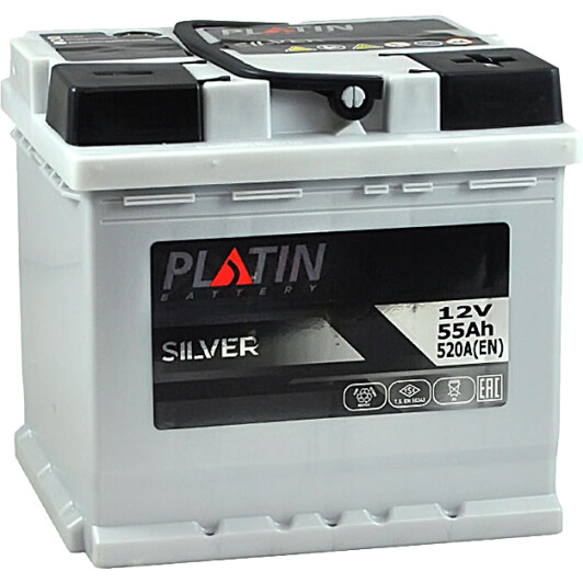 Аккумулятор Platin 6 CT-55-R Silver 5502392