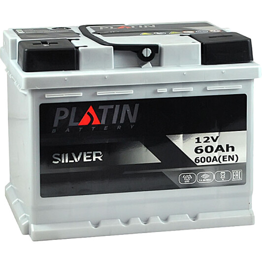 Аккумулятор Platin 6 CT-60-L Silver 5602661