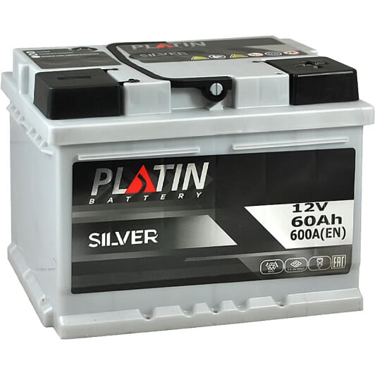 Аккумулятор Platin 6 CT-60-R Silver 5602662