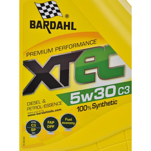Моторное масло Bardahl XTEC C3 5W-30 4 л на Chevrolet Evanda