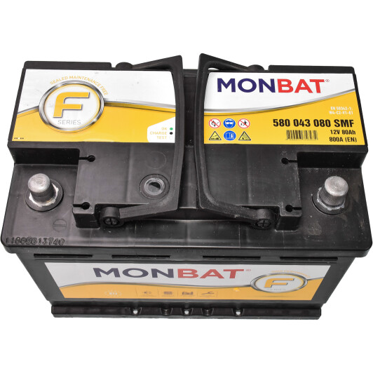Акумулятор MONBAT 6 CT-80-R Formula F80MP