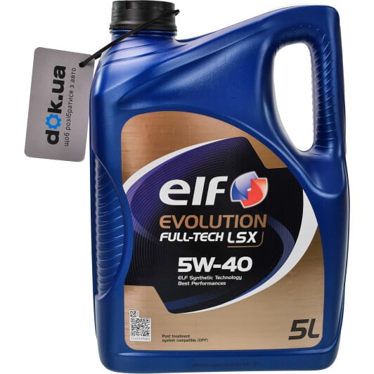 Моторное масло Elf Evolution Full-Tech LSX 5W-40 5 л на Seat Leon