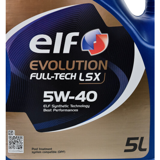 Моторное масло Elf Evolution Full-Tech LSX 5W-40 5 л на Skoda Roomster