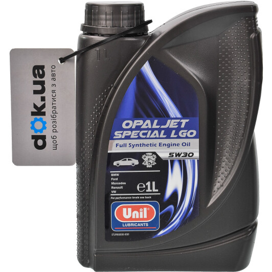 Моторное масло Unil Opaljet Special LGO 5W-30 1 л на Lada 2110