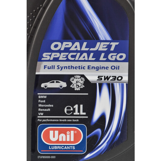 Моторное масло Unil Opaljet Special LGO 5W-30 1 л на Volvo XC90