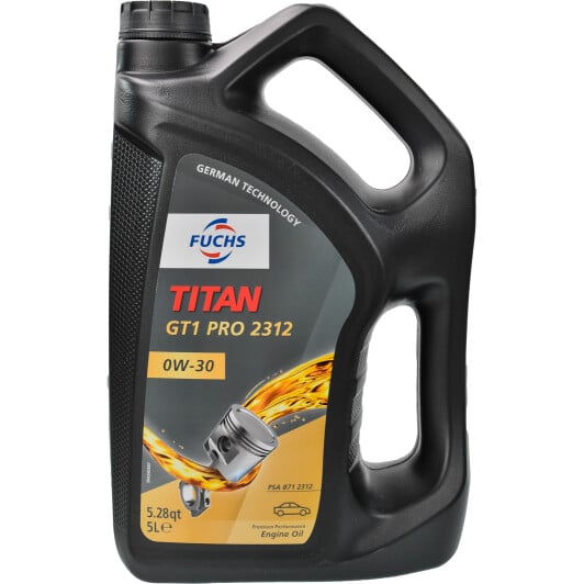 Моторное масло Fuchs Titan GT1 Pro 2312 0W-30 5 л на Seat Inca