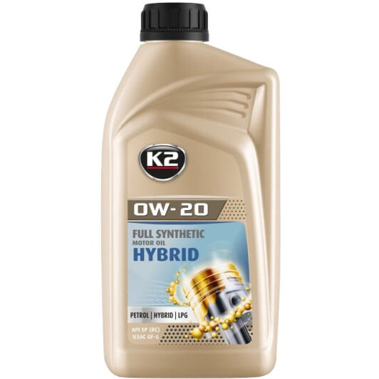 Моторное масло K2 Hybrid 0W-20 1 л на Ford Orion