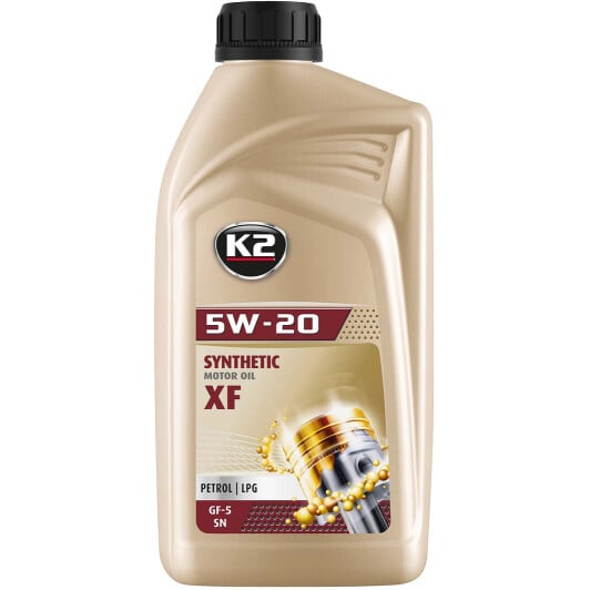 Моторное масло K2 XF 5W-20 1 л на Chevrolet Captiva